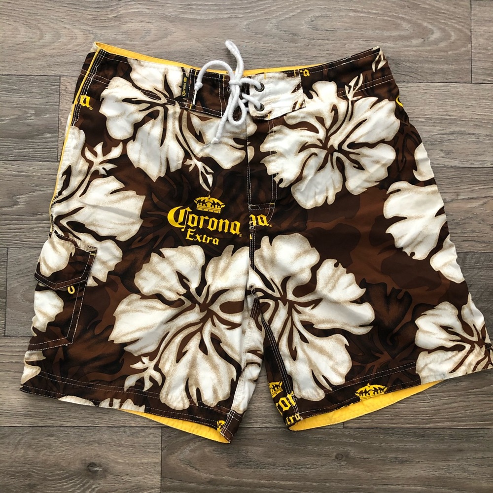CORONA EXTRA Tropical Board shorts Size Large